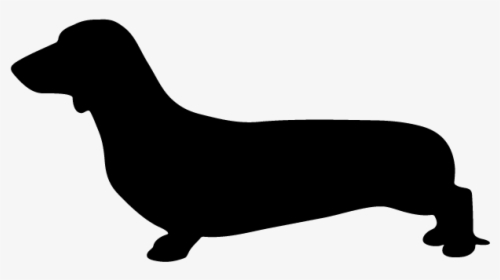 Dachshund Silhouette Png - Sausage Dog Silhouette Png, Transparent Png, Transparent PNG