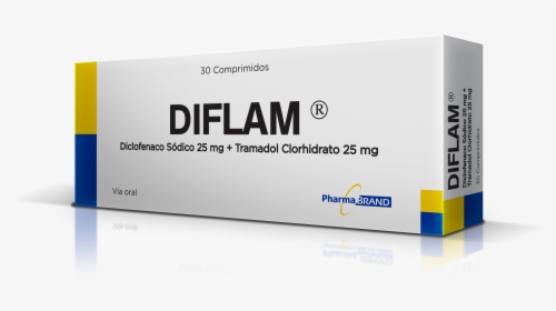 Diflam Caja Hly5sz0r - Diflam 25 Mg, HD Png Download, Transparent PNG