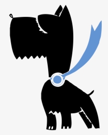 Dog Silhouette With Blue Ribbon Clip Arts - Poster For Pet Show, HD Png Download, Transparent PNG
