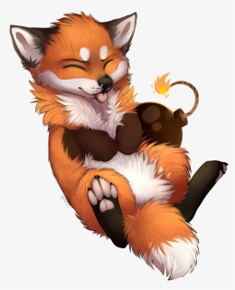 Artistic Fox Png Photos - Cute Fox Furry Art, Transparent Png, Transparent PNG