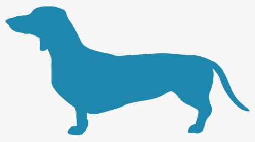 Wiener Dog Silhouette - Silueta De Perro Salchicha, HD Png Download, Transparent PNG