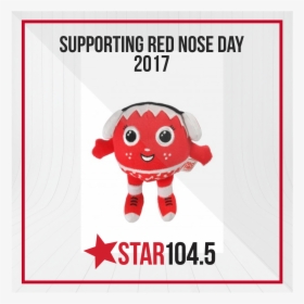 Transparent Red Nose Day Png - Cartoon, Png Download, Transparent PNG