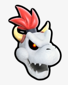 Bowser Head Png - Dry Bowser Drawing, Transparent Png, Transparent PNG