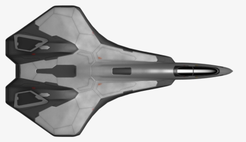 Designs Spacecraft Png - Spaceship Birds Eye View, Transparent Png, Transparent PNG