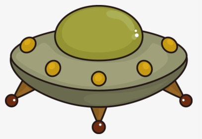 Transparent Cartoon Spaceship Png - Cartoon Ufo No Background, Png Download, Transparent PNG