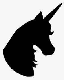Fall Clipart Silhouette - Unicorn Head Silhouette Free, HD Png Download, Transparent PNG