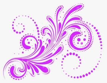 Swirl Swirls Purple Decoration Glitter Molecules In - Swirl Design Png, Transparent Png, Transparent PNG