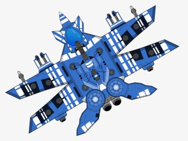 Spaceship Blue Clip Arts - Spaceship Clipart Sci Fi, HD Png Download, Transparent PNG