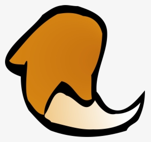 Fox Tail Vector Clipart Image - Cartoon Transparent Fox Tail, HD Png Download, Transparent PNG