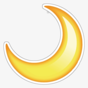 Iphone Moon Emoji Transparent, HD Png Download, Transparent PNG