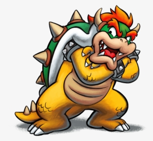 Cartoon,clip Art,fictional - Mario And Luigi Bowser's Inside Story Bowser Jr's Journey, HD Png Download, Transparent PNG