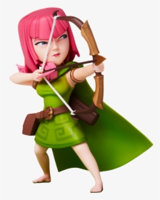 High Quality Clash Royale Cliparts - Archer Clash Royale Characters, HD Png Download, Transparent PNG