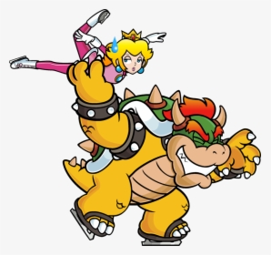 Figure Skater Or Kidnapper By Blistinaorgin - Bowser And Princess Peach, HD Png Download, Transparent PNG