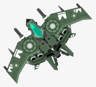 Spaceship With Weapons Cartoon, HD Png Download, Transparent PNG