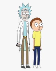 Rick And Morty Standing - Rick E Morty Png, Transparent Png, Transparent PNG