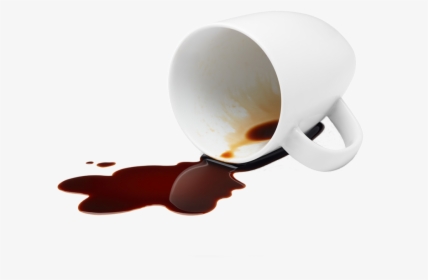 Coffee Cup Spilled Png, Transparent Png, Transparent PNG