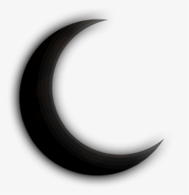 #moon #crescent #witch #black #glow #dark #crescentmoon - Black Horns Png Picsart, Transparent Png, Transparent PNG
