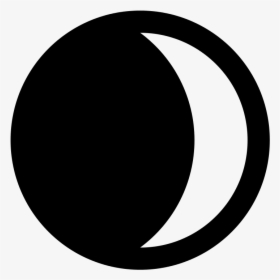 Crescent Clipart Waxing Crescent Moon - Waxing Crescent Moon Icon, HD Png Download, Transparent PNG