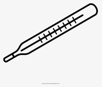 Transparent Termometer Png - Thermometer Clipart For Coloring, Png Download, Transparent PNG
