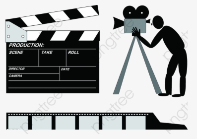 Transparent Movie Clipart - Produccion De Peliculas, HD Png Download, Transparent PNG