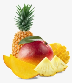 Juice Fruit Salad Pineapple Mango Tropical Fruit - Tropical Fruit Transparent Background, HD Png Download, Transparent PNG