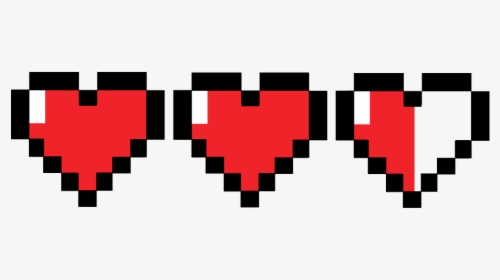#hearts #pixel #pixelart #minecraft #hp #health #damage - Insect, HD Png Download, Transparent PNG