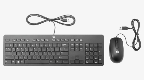 Computer Keyboard,input Device,numeric Keypad,electronic - Hp Slim Usb Keyboard And Mouse, HD Png Download, Transparent PNG