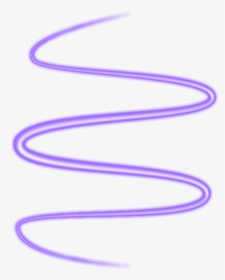 #purple #swirl #neon #glitter #freetoedit - Transparent Neon Lines, HD Png Download, Transparent PNG