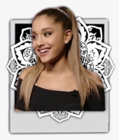 #ariana #grande #tumblr #cute #girl #black #outfit - Blond, HD Png Download, Transparent PNG