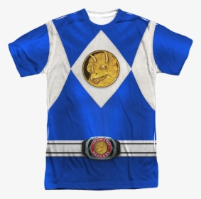 Blue Ranger Sublimation Costume Shirt, HD Png Download, Transparent PNG