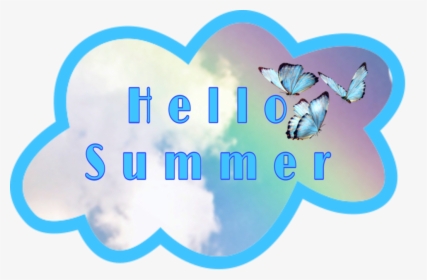 #hello #summer #wolke @moniquelisa - Ragdoll Kitty And Butterflies, HD Png Download, Transparent PNG