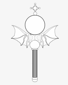 28 Collection Of Sailor Moon Wand Drawing - Star Vs The Forces Of Evil Wand Coloring Page, HD Png Download, Transparent PNG