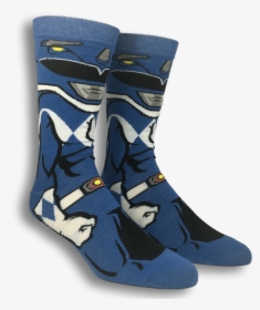 Power Ranger Blue Ranger 360 Socks   Class - Sock, HD Png Download, Transparent PNG