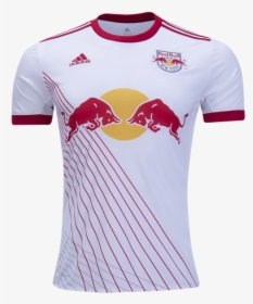 New York Red Bulls 17/18 Home Jersey - New York Red Bull Kit 2019, HD Png Download, Transparent PNG