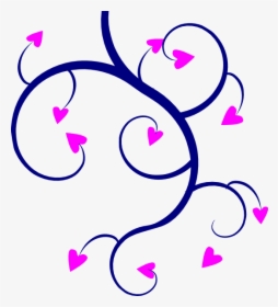 Clipart Tree Swirl - Hearts Clip Art, HD Png Download, Transparent PNG