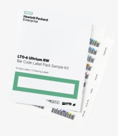 Hpe Lto 6 Ultrium Rw Bar Code Label Pack, HD Png Download, Transparent PNG