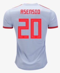 Spain 2018 World Cup Marco Asensio - Spain Jersey 2018 Away Jersey, HD Png Download, Transparent PNG