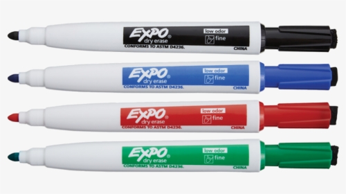 Expo® Magnetic Dry Erase Markers With Eraser - Dry Erase Marker Png Clipart, Transparent Png, Transparent PNG