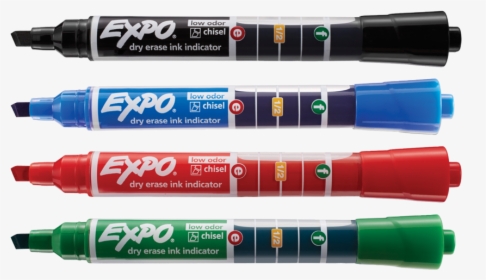 Expo Dry Erase Markers With Ink Indicator - Marker Expo, HD Png Download, Transparent PNG