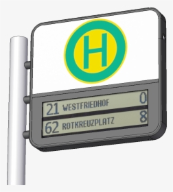 Traffic Sign - Haltestellenschild, HD Png Download, Transparent PNG