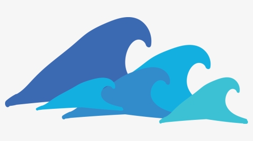 Wave Wind Vector Silhouette Whales Dolphins And Porpoises - Png Clipart Waves Png, Transparent Png, Transparent PNG