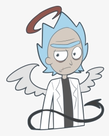 Rick And Morty - Chibi Rick And Morty, HD Png Download, Transparent PNG