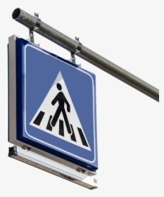 Transparent Street Sign Pole Png - Portale Attraversamento Pedonale, Png Download, Transparent PNG