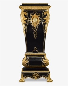 French Ormolu Pedestal - Gold Transparent Pedestal, HD Png Download, Transparent PNG