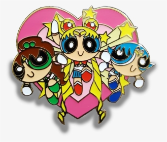 My Friend Designed A Powerpuff Girls/sailor Moon Mashup - Powerpuff Girls Sailor Moon, HD Png Download, Transparent PNG