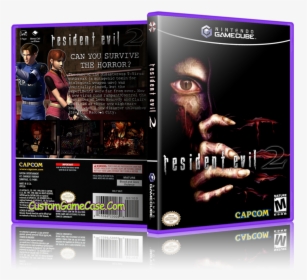 Resident Evil 2 Custom Game Case - Resident Evil 2 Pc Cover, HD Png Download, Transparent PNG