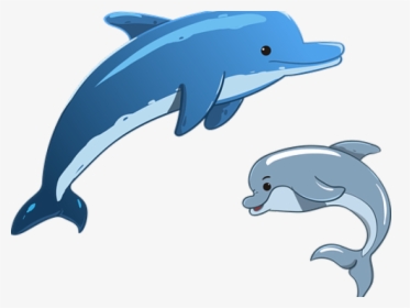 Flippers Clipart Whale Dolphin - Clipart Dolphin And Whale, HD Png Download, Transparent PNG