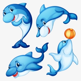 Transparent Stickers Clipart - Cartoon Pic Of Water Animals, HD Png Download, Transparent PNG