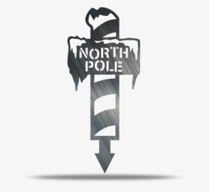 North Pole Metal Yard Stake - Portable Network Graphics, HD Png Download, Transparent PNG