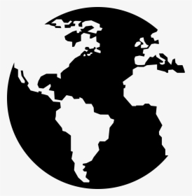 Globe Earth World Map Continent - World Map, HD Png Download, Transparent PNG